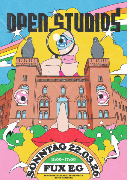 fux eG Open studios 2026 front flyer